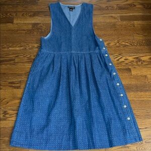 Vintage Mizz Lizz polka dot denim jumper